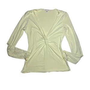 banana republic green/ yellow long sleeve